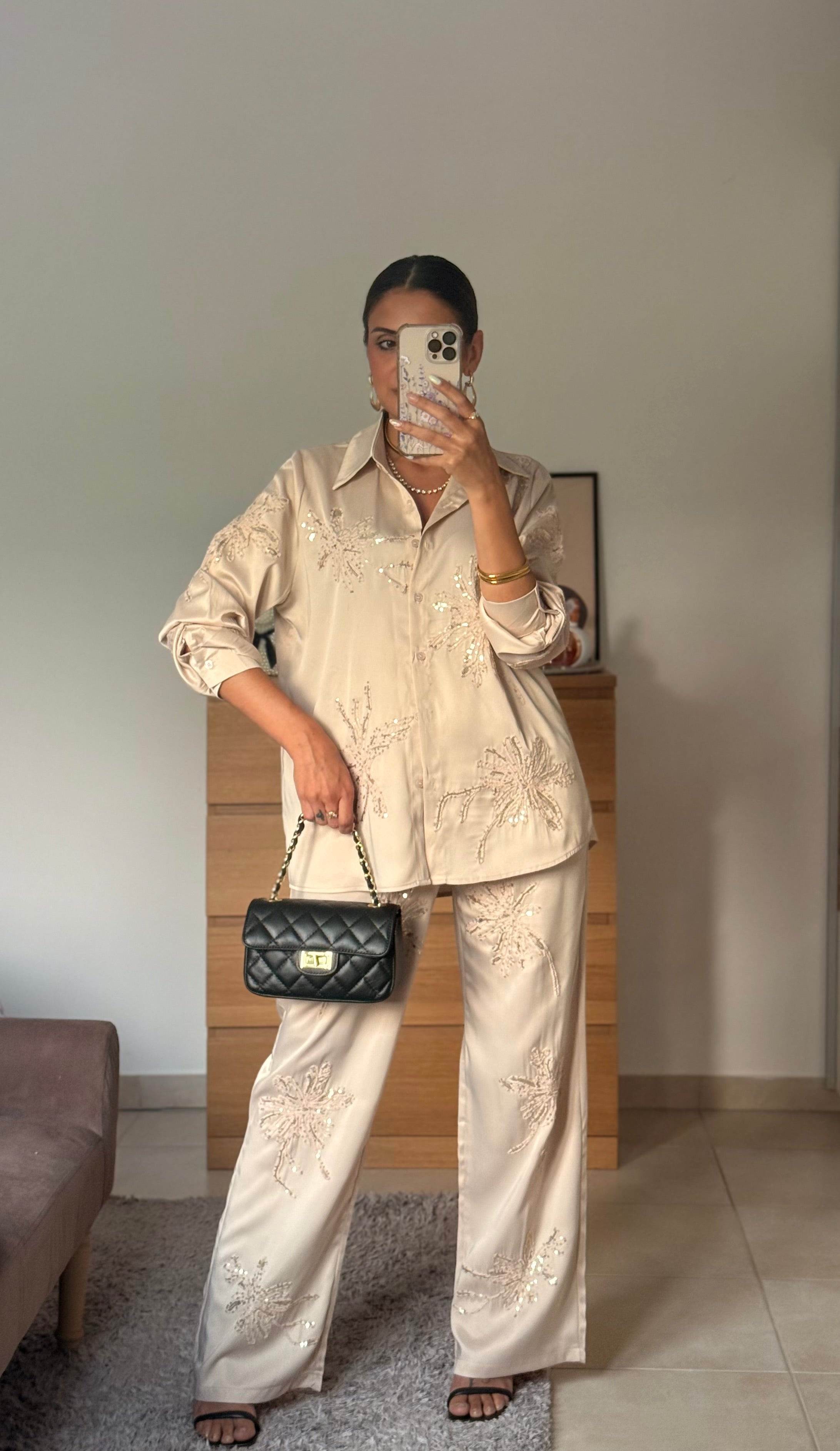 MILOU-ensemble soie